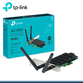 TARJETA PCI EXPRESS WIRELESS AC 1200 DUAL BAND TP LINK ARCHER T4E 2 ANTENAS (G. TP LINK)
