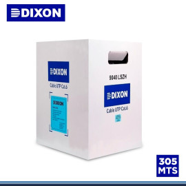 CABLE UTP DIXON 305 MTS CATEGORIA 6 GRIS (P/N:9040-LSZH )