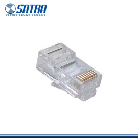 Conector Rj45 Categoría 5 Plástico X 100 Unid. Conector Rj45 Categoría 5 Plástico X 100 Unid.