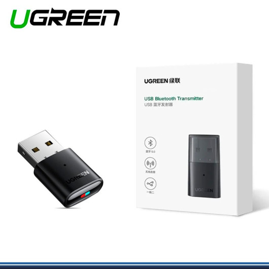 ADAPTADOR UGREEN BLUETOOTH V 5.0 MINI USB (COD. 10928)