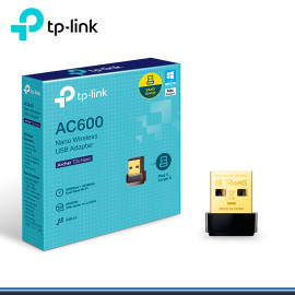 ADAPTADOR USB TP-LINK ARCHER T2U NANO DOBLE BANDA AC600 WIFI