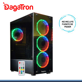 CASE DAGATRON T1 RGB SIN FUENTE VIDRIO TEMPLADO USB 3.0/USB 2.0