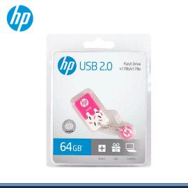 USB 64GB HP V178P PINK/WHITE (PN: HPFD178P-64)