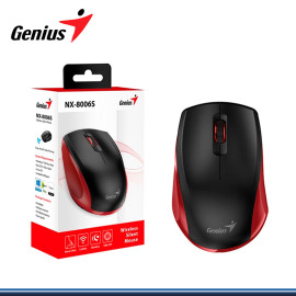 MOUSE GENIUS NX-8006S WIRELESS SILENT BLACK/ RED ( PN 31030024401)