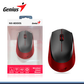 MOUSE GENIUS NX-8000S SILENT BLACK RED WIRELESS (PN:31030025401)