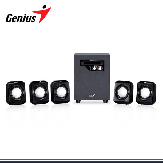 PARLANTE GENIUS SW 1020 II POWER USB DE 5.1 100V-240V BLACK (PN 31730014400)