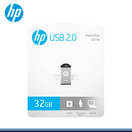 MEMORIA USB 32GB HP V221W SILVER (PN: HPFD221W-32)