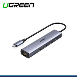 ADAPTADOR UGREEN 5 EN 1 USB C (PN:20932)
