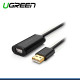 CABLE EXTENSION UGREEN USB 2.0 ACTIVO DE 10 METROS COD 10321