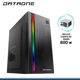 CASE MICRO ATX DATAONE STAR 502 600W BANDA RGB FRONTAL