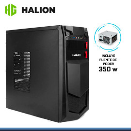 CASE HALION STORM 7223 ROJO 350W REAL USB 3.0