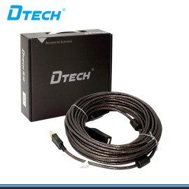 CABLE USB EXTENSION DTECH 20 MTS MACHO A HEMBRA VERSION 2.0