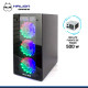 CASE HALION GAMER SOYUZ FUENTE 500W RGB 3 COOLER FRONTAL 1 POST. V.TEMPLADO LATERAL Y FRONTAL