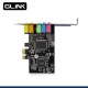TARJETA PCI EXPRESS DE SONIDO GLINK DE 5.1CH 3D GP-ST17