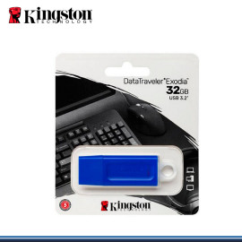MEMORIA USB 32GB KINGSTON DATA TRAVELER EXODIA BLUE (PN:KC-U2G32-7GB)