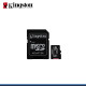 MEMORIA KINGSTON 128 GB MICRO SD CANVAS SELECT PLUS (PN:SDCS2/128GB)
