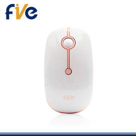 MOUSE FIVE I2606 OFFICE SILENT WIRELESS BLANCO ROSADO