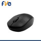 MOUSE INALÁMBRICO FIVE I0507 ENERGY SAVING , WIRELESS 2.4 GHZ, COLOR NEGRO