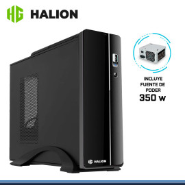CASE SLIM HALION SUPRA-PRO S601B CON FUENTE 350W USB 3.0/USB 2.0