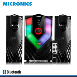 SISTEMA DE AUDIO MICRONICS LED PSICOTIC MIC S7005KTV FM +SD+USB+ RC 110 RMS