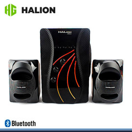 PARLANTE HALION NELSON 2.1 HA-K34 USB/FM/BT/LED/C//REMOTO DE 80 WATTS