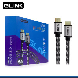 CABLE HDMI 20 MTS GLINK 2.0V 4K PREMIUM PN GL-201 EN CAJA