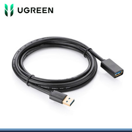 CABLE EXTENSION USB UGREEN DE 3.0 MACHO A HEMBRA DE 3 M . P.N. 30127