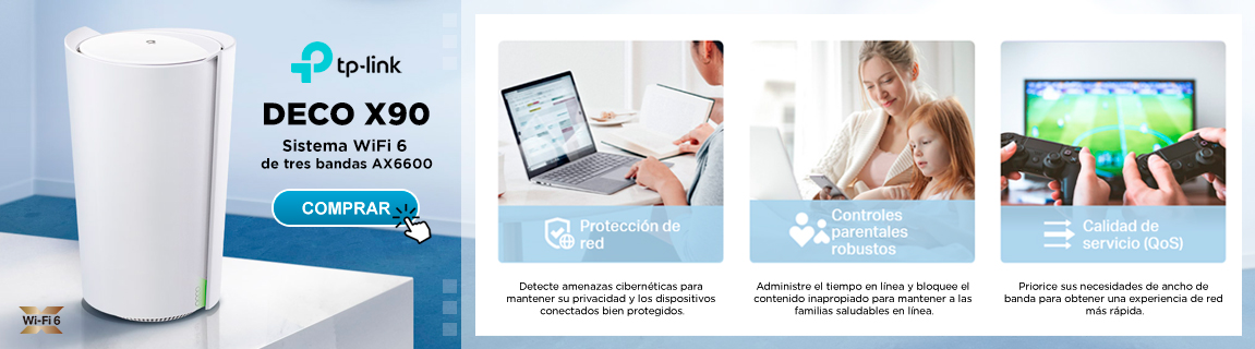 SISTEMA TP-LINK DECO X60 (3 PACK) MESH WIFI 6 AX3000 GRUPO C&C 